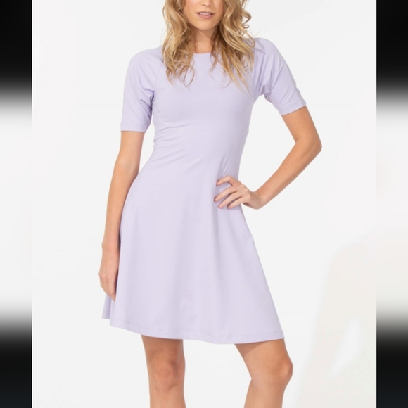 Thrive‎ Société,  Lilac Peep Mesh Dress, Fit & Flare, Size XS - Picture 1 of 8